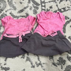 Pink and Gray American Girl Dresses